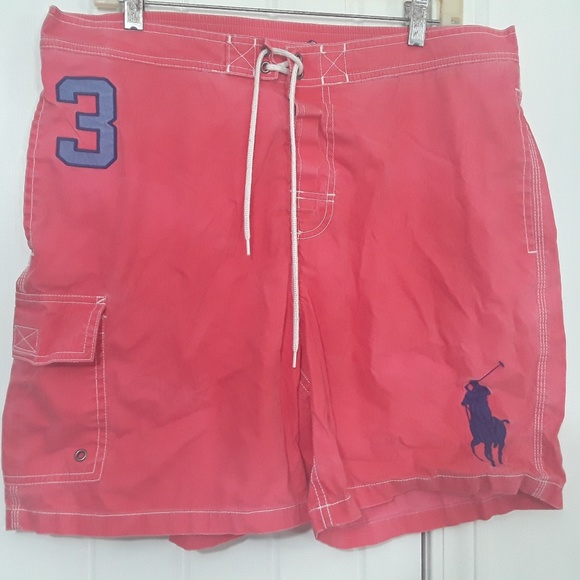 Ralph Lauren Polo Swim Shorts Big Pony Sz XL - Picture 1 of 8